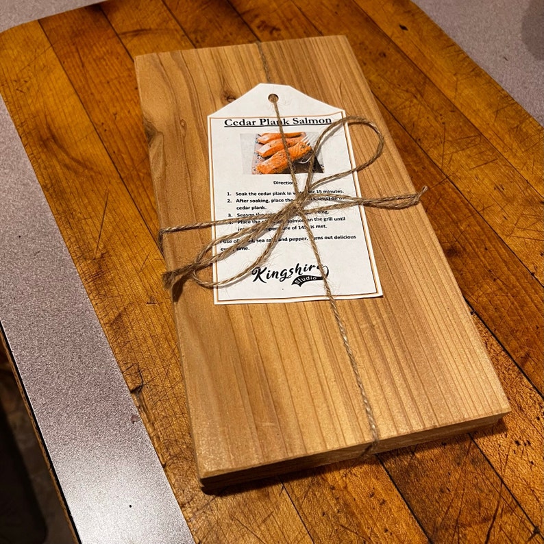 Cedar Cooking Planks Cedar Plank Salmon Etsy