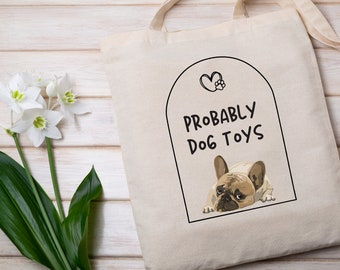 Französische Bulldogge Canvas Tasche, Französische Bulldogge Geschenk, Geschenk für Hundemamas, Geschenk für Hundeväter, Frenchie Geschenk, Französische Bulldogge