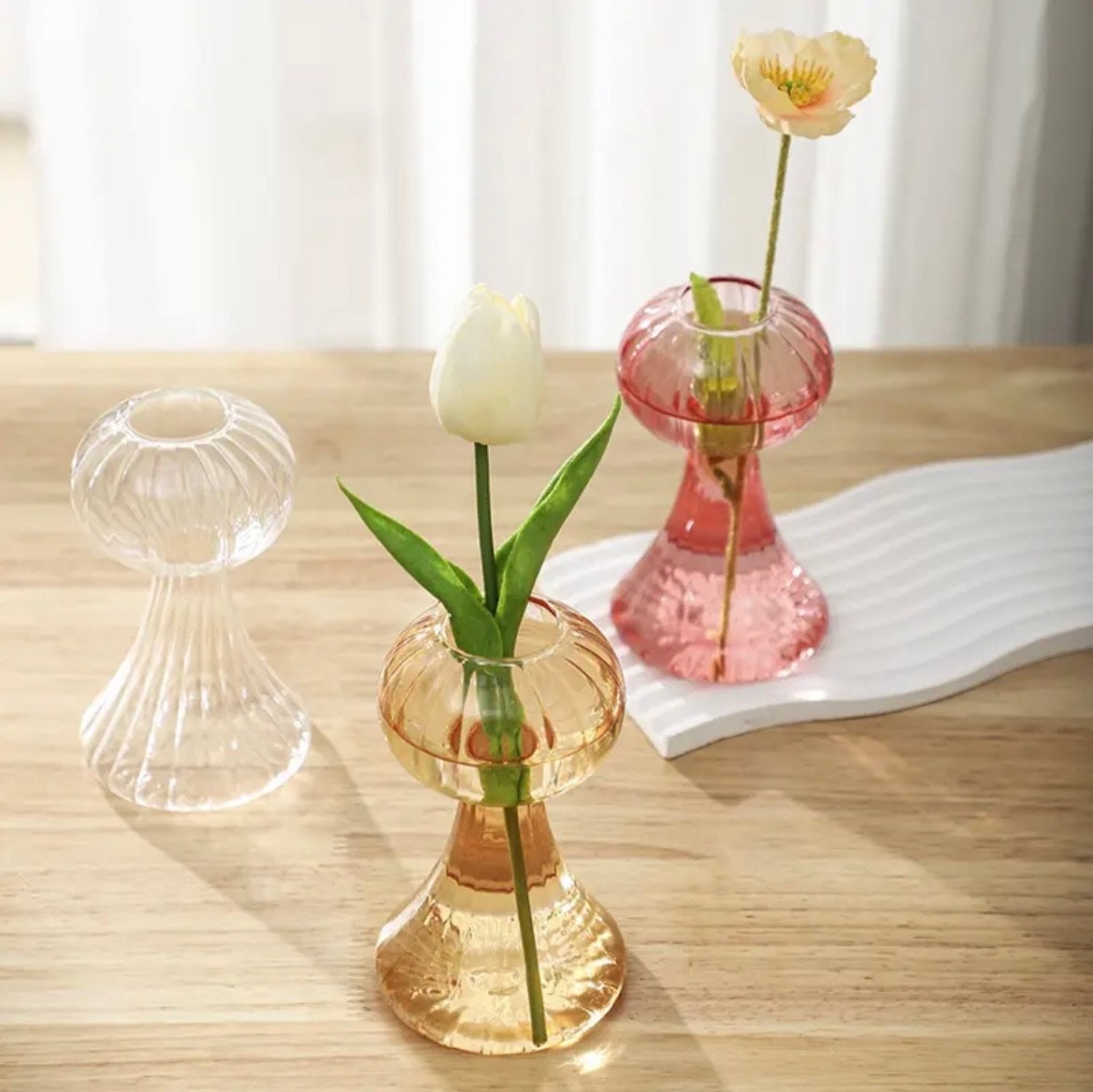 Nordic Pumpkin Glass Vase Indoor Planter Hydroponic Etsy