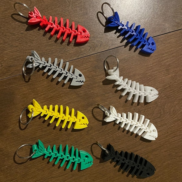 Fish Keychain Etsy