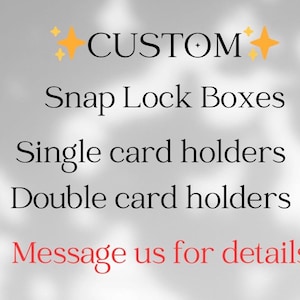 Caja de tarjeta personalizada