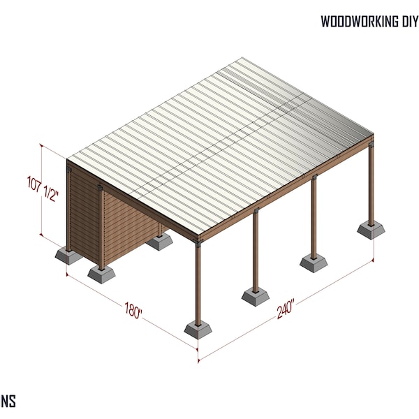 Diy plant 15x20 Carport , Carport Designs , Diy Holz Carport , Baupläne Carport