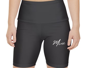 He's Written „Mine“ On My Upper Thigh Trainingsshorts, TTPD, kuschelige Hose, Geschenk für sie, Eras-Hose, Swiftie, schuldig wie die Sünde, Damen-Trainingsshorts