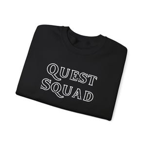Quest Squad,Fourth Wing Crewneck,Dragon Sweatshirt,Fantasy Bookish,Iron Flame,Onyx Storm,Basgiath Shirt,Bookish Gift,sweatshirt crewneck