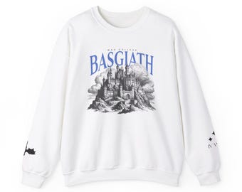 Fourth Wing Crewneck: Basgiath College, Bookish Fantasy Sweatshirt