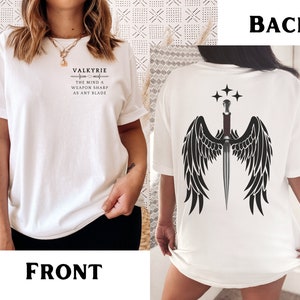 Valkryie-shirt, Azriel Shadowsinger-shirt, Nesta Archeron, Bat Boys T-shirt, schoolse, ACOTAR, ACOMAF, Azriel, Cassian, Rhysand
