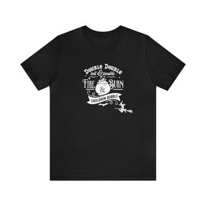 Halloween Shirt,cauldron shirt, double trouble shirt, witch shirt, halloween tee,halloween gift,cute halloween shirt,Spooky T-shirt