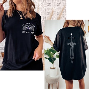 Rhysand-shirt, Bat Boys-T-shirt, schoolse, ACOTAR, ACOMAF, Azriel, Cassian, Rhysand