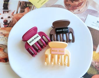 Pinza pequeña y brillante para el pelo, un bonito regalo vintage para niñas, pinza de color puro para cabello fino y uso diario, miniaccesorios de feria para ella y sus hijos.