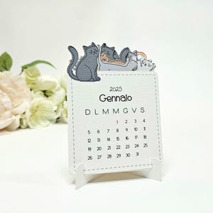 2025 Katzen-Tischkalender