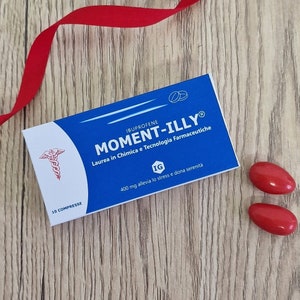 Afstudeergunsten zoals geneeskunde, farmacologie, psychologie - Gepersonaliseerde confettidoos, apotheekafstuderen, Moment-confettihouder