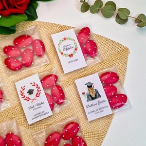 Cheap graduation favor, graduation confetti bags, DIY graduation favor, personalized favor