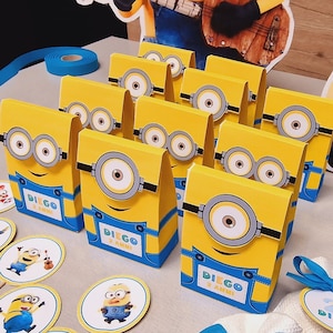 Ballotins d'anniversaire personnalisés des minions