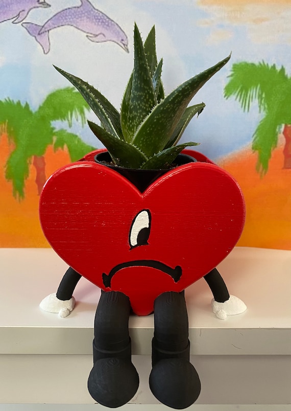 Bad Bunny Succulent Planter