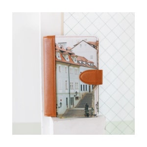 Travel Street Sceneric Photo Print Passport Holder Cover Phone Case Wallet