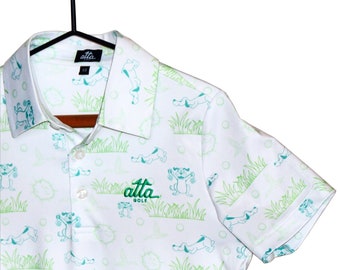 Atta Golf Ruff's Found It! Junior Golf Polo Shirt per bambini