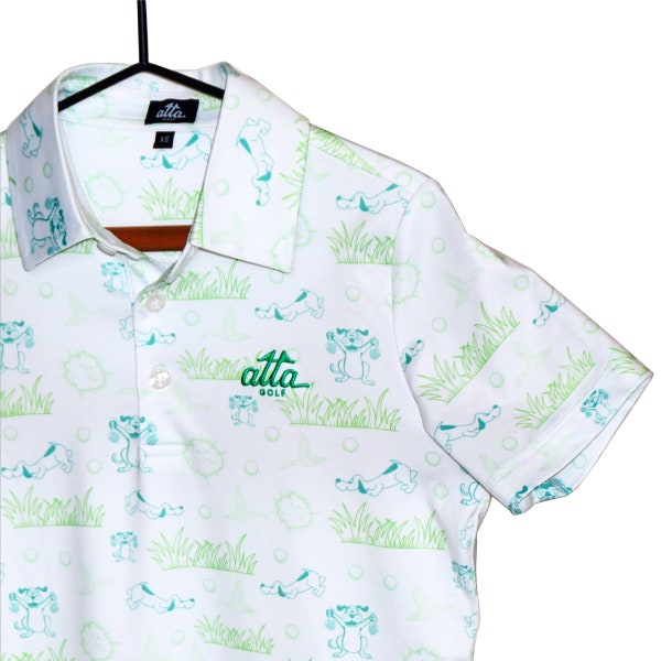 Atta Golf Ruff's Found It! Junior Golf Polo Shirt for Kids