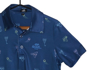 Atta Golf Slice It Up! Junior Golf Performance Polo Shirt