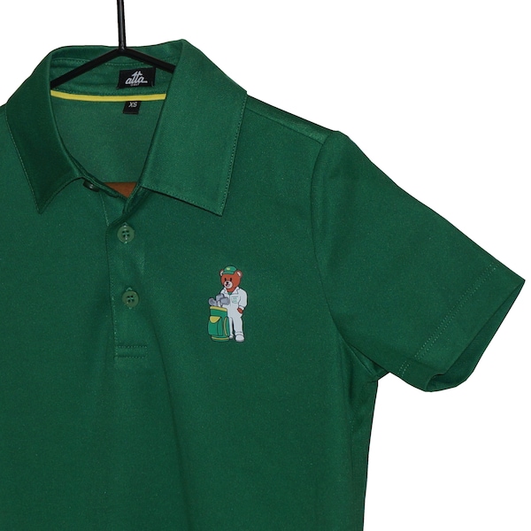 Atta Golf Caddi Bear Junior Golf Performance Polo Shirt for Kids