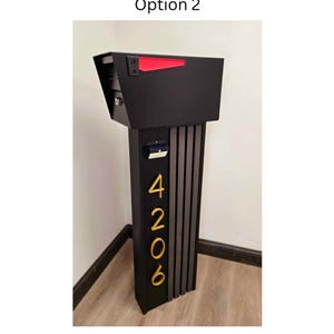 Modern Mailbox, Custom Mailbox, Custom Home Mailbox, Home Mailbox, Contemporary Mailbox