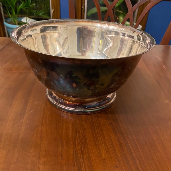 Paul Revere reproduction silver plate bowl