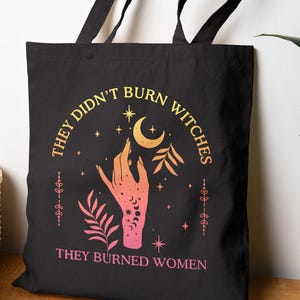 Empowerment Tote Bag - Feminist Gift for Women, Reusable Canvas Bag, Activism Accessories for Her, Durable Grocery Tote, Eco-Friendly Gift