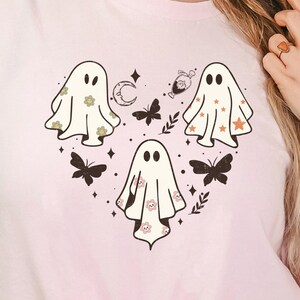 Retro halloween shirt, retro ghost shirt, retro halloween ghost shirt, cute ghost shirt, cute halloeen shirt, adorable halloween shirt