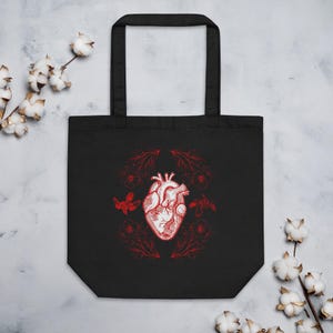 Anatomical Heart Tote Bag