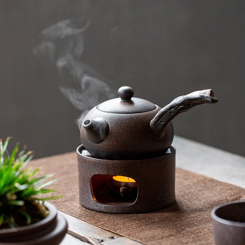 Tea Kettletea Cookerglass Teapotsmall Electric Pottery Stovewalnut Wood  Steam Kettle Sethome Teawarecustomized Gifts 