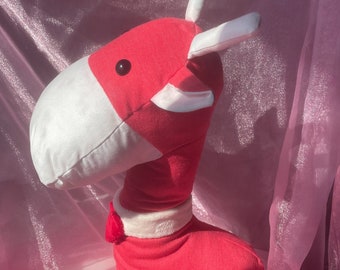 Lindo peluche de jirafa, regalo del día de San Valentín, regalo único, peluche grande, lindo peluche, regalo para novia, novio, pareja, amante de las jirafas