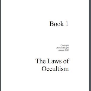 The Laws Of Occultism: The Brotherhood Of Light PDF