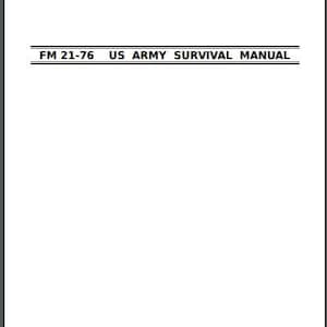 The US Army Survival Manual PDF | Survival Skills Guide | Outdoor Prep | Emergency Training | Military Tactics | Prepping Handbook PDF