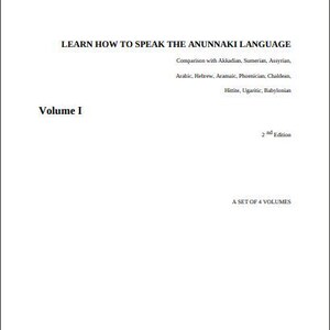 Learn Annunaki Language 2nd Edition: Ancient Linguistics (PDF)