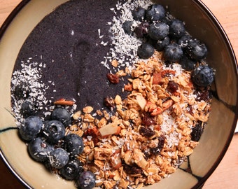 Blueberry Coconut Bowl Bowl Rezept Download * Pflanzlich * Vegan * Rezept * Gesunde Lebensmittel * Ernährung *