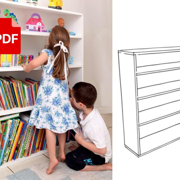 Diy Bookshelf Kit Etsy