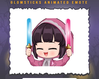 Feng Min dead by daylight Glowstick emote / DBD Twitch Emote