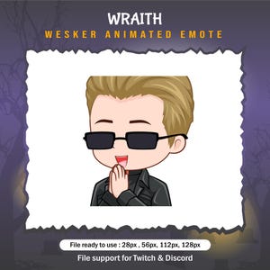 Albert Wesker dead by daylight Clap emote / DBD Twitch Emote