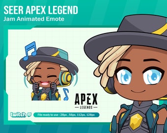 Seer Apex Legends Animated Emote | Jam Twitch Emote (Digital Files)