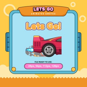 Lets Go animated emotes | twitch emotes | kick emotes | emoji discord
