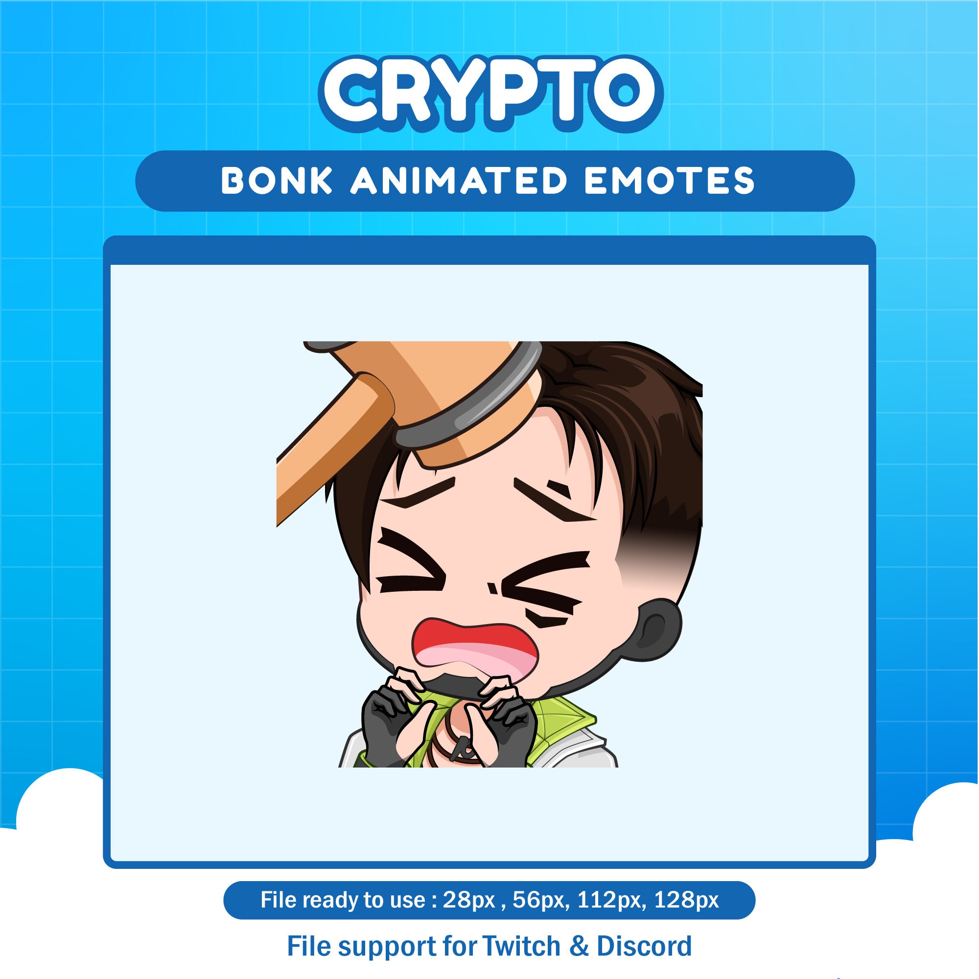 Crypto Apex Legends Bonk Emote for Twitch | Apex Animated Emotes - Etsy