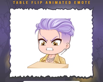 Trickster dead by daylight Table Flip emotes / DBD Twitch Emote