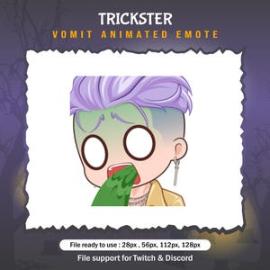 Trickster dead by daylight Vomit emotes / DBD Twitch Emote