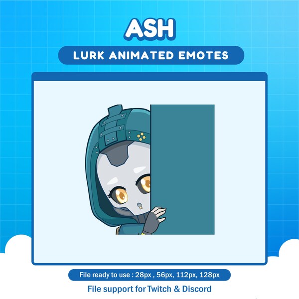 Emote rôdant Apex Legends Ash pour twitch | Emotes animées Apex