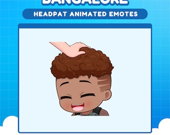 Animowana emotka Bangalore Headpat na Twitchu (do pobrania cyfrowego)