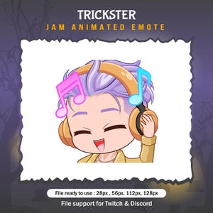 Trickster dead by daylight Jam emotes / DBD Twitch Emote