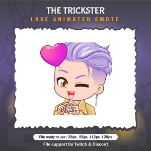 Ji-Woon Hak / The Trickster dead by daylight love heart emotes / DBD Twitch Emote