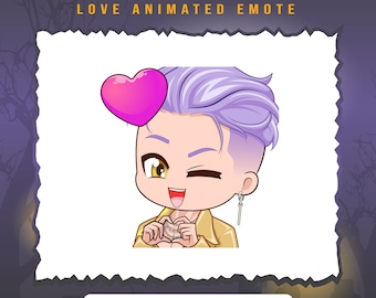 Ji-Woon Hak / The Trickster dead by daylight love heart emotes / DBD Twitch Emote