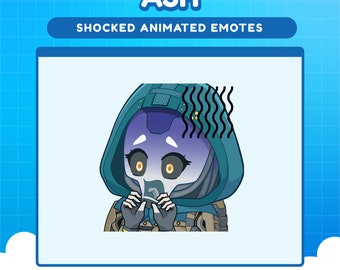 Ash Apex Legends Emote impactado para twitch / Emotes animados de Apex
