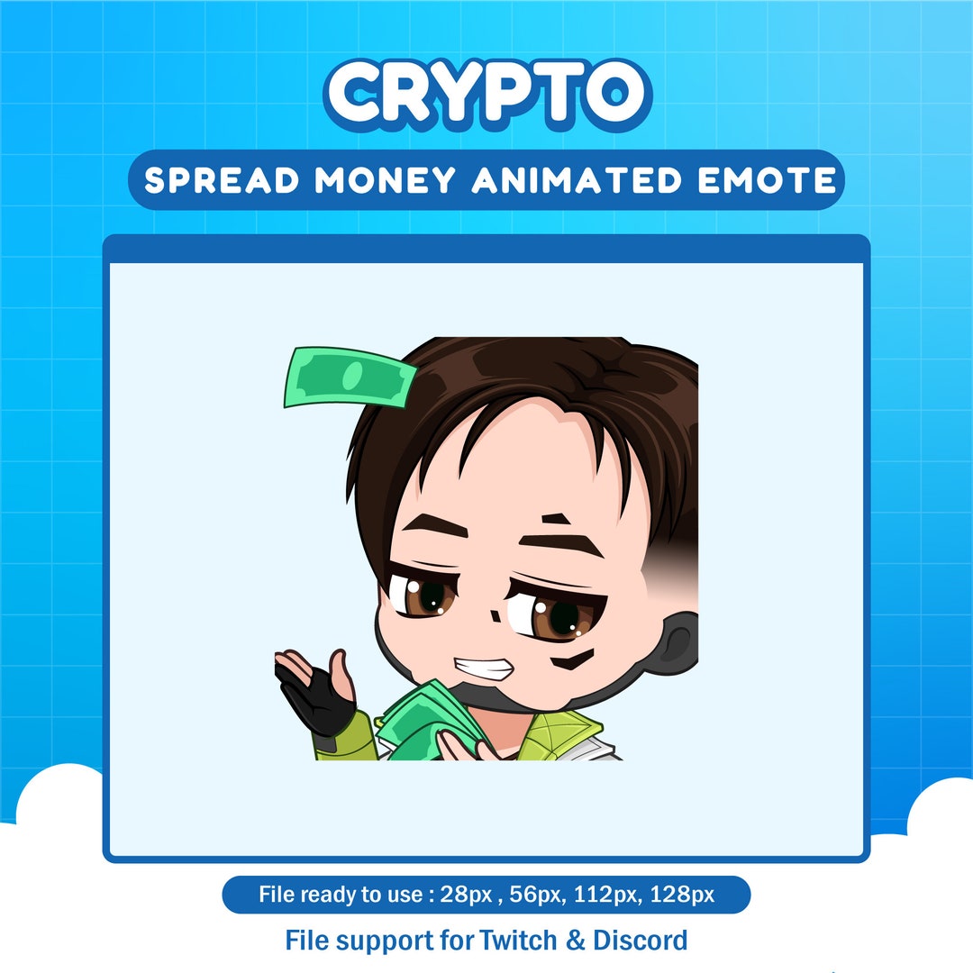 Crypto Apex Legends Spread Money Emote for Twitch | Apex Animated Emotes -  Etsy