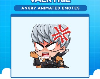 Valkyrie Apex Legends Angry emote for twitch | Apex animated emotes